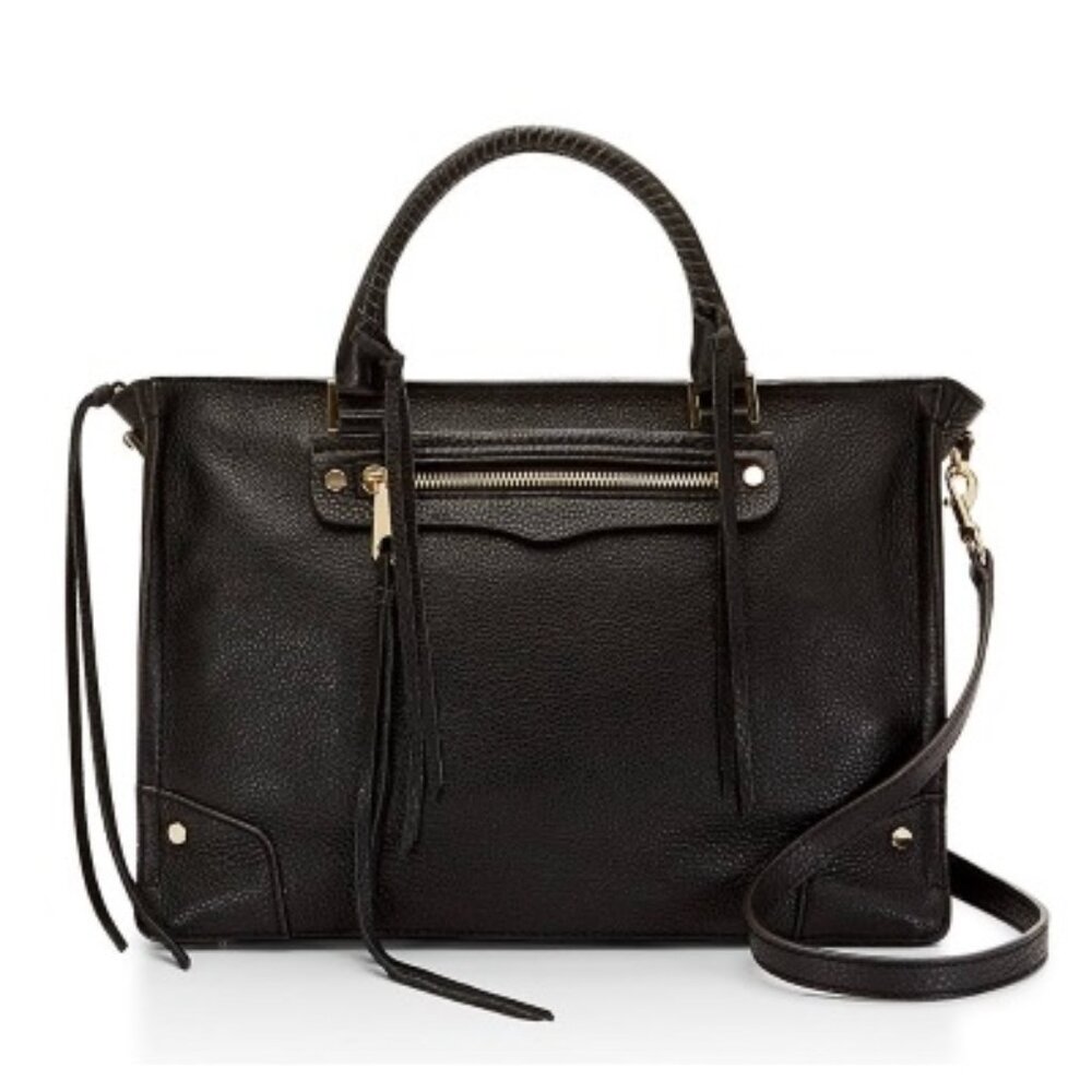Rebecca Minkoff Regan Pebbled Leather Satchel